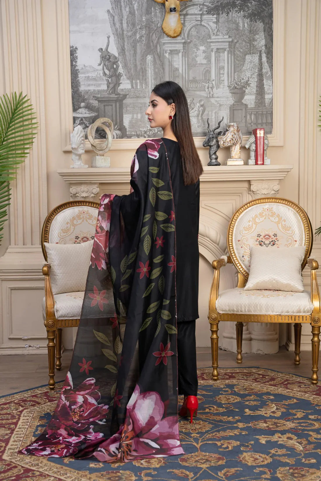 Taaj Farshi Emboriederd 3-Pcs