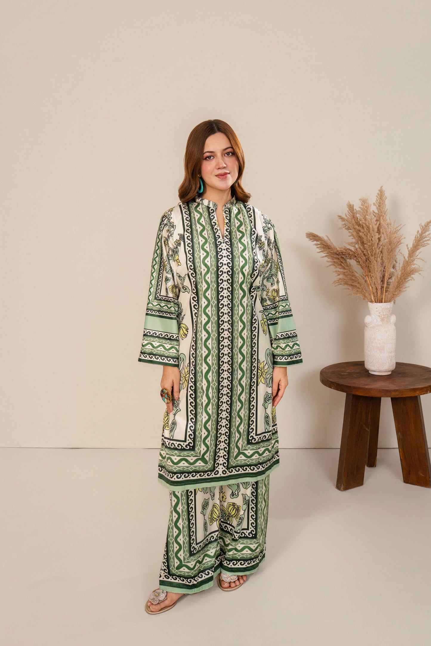 GREEN MINT VELVET - 2PCS