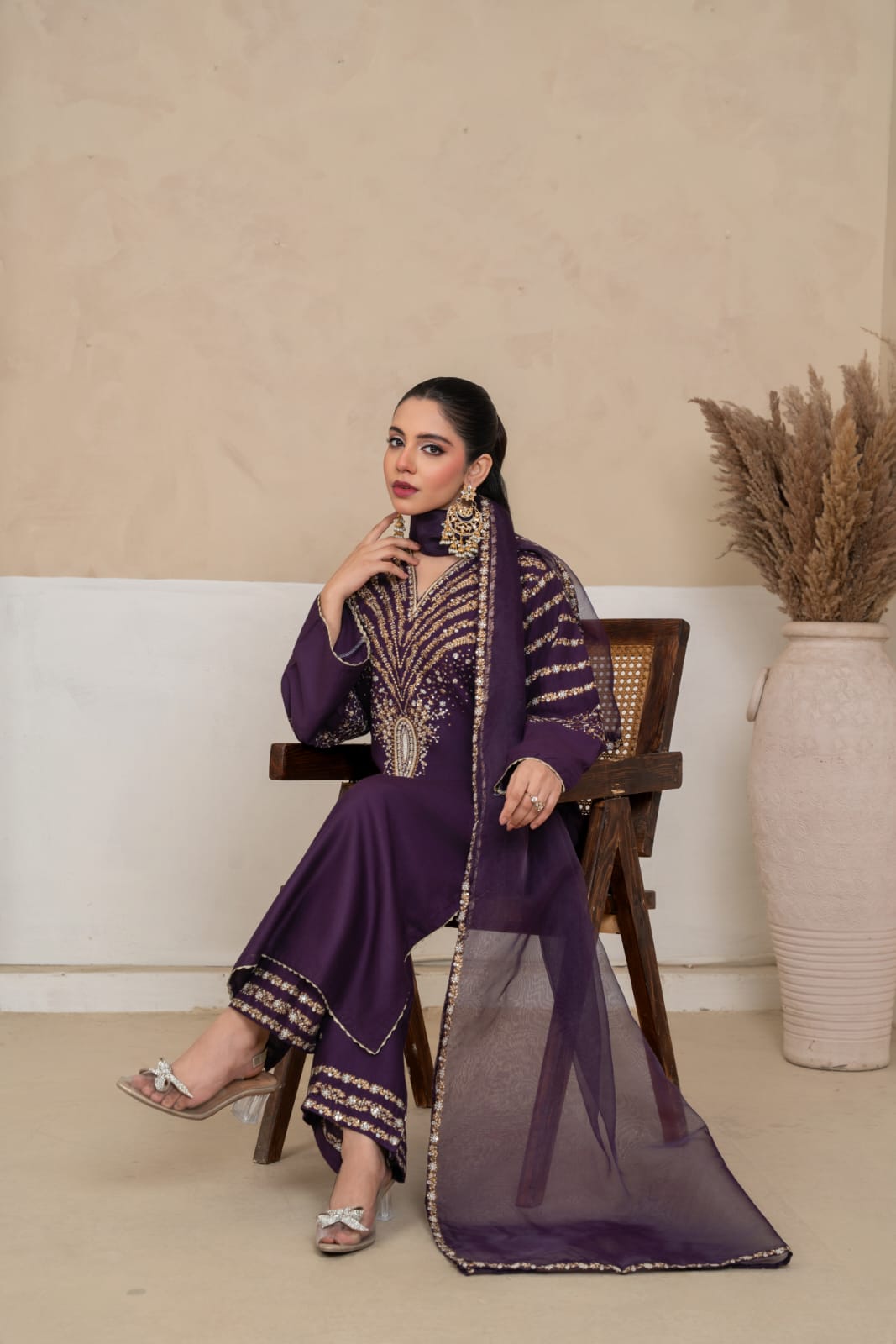 Jazmine Embroidered 3pc